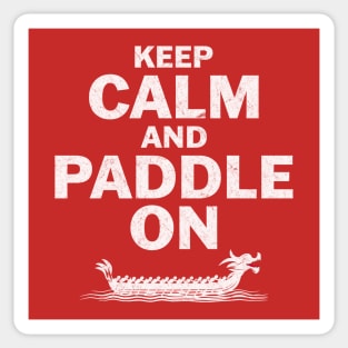 Paddling - Keep Calm and Paddle ON Sticker